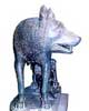 Волчица — символ Рима работы этрусских мастеров VII век до н.э.